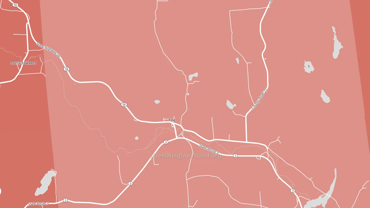 13639, NY block-group political-lean map