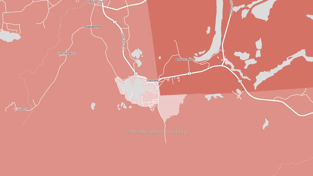 13690, NY block-group political-lean map