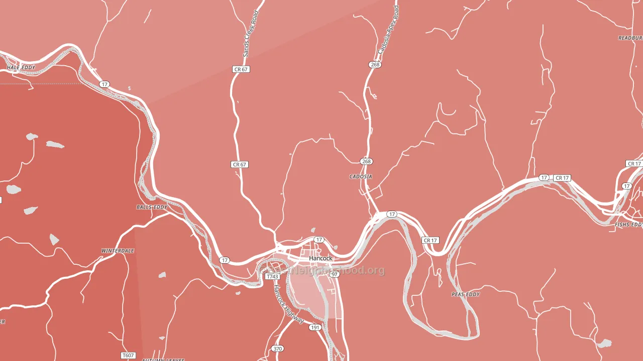 13783, NY block-group political-lean map
