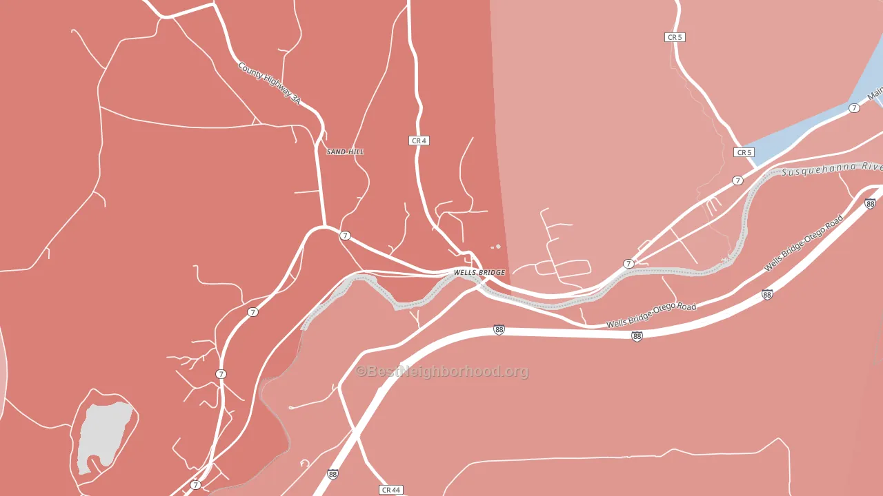 13859, NY block-group political-lean map