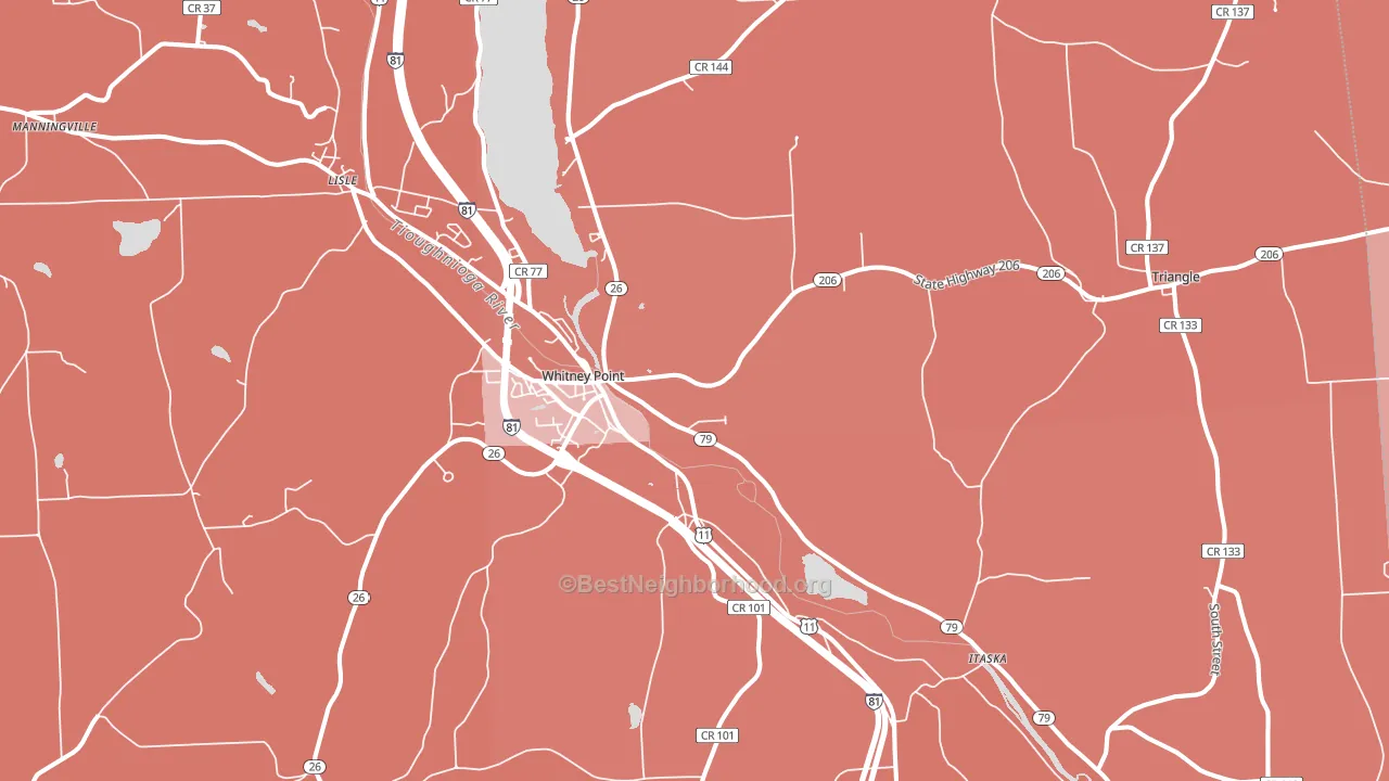 13862, NY block-group political-lean map