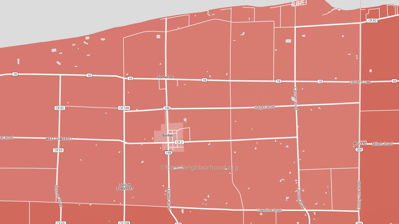 14012, NY block-group political-lean map