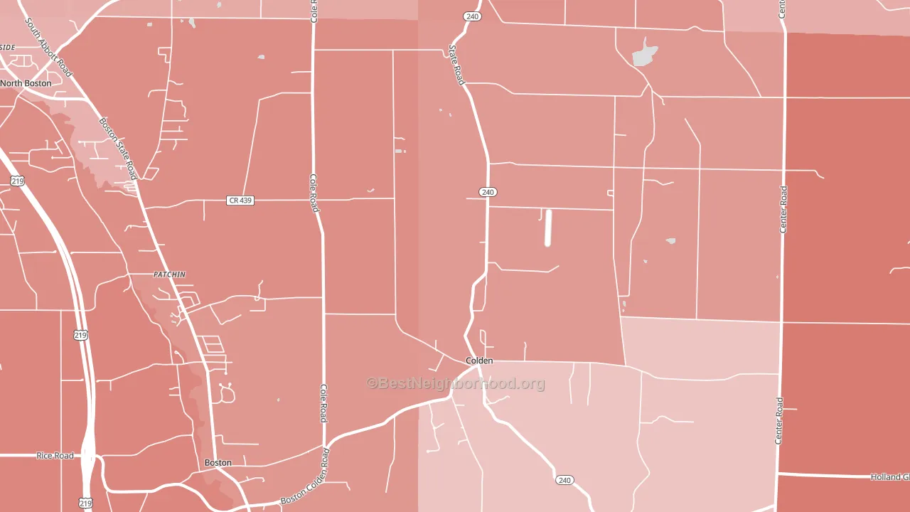 14033, NY block-group political-lean map