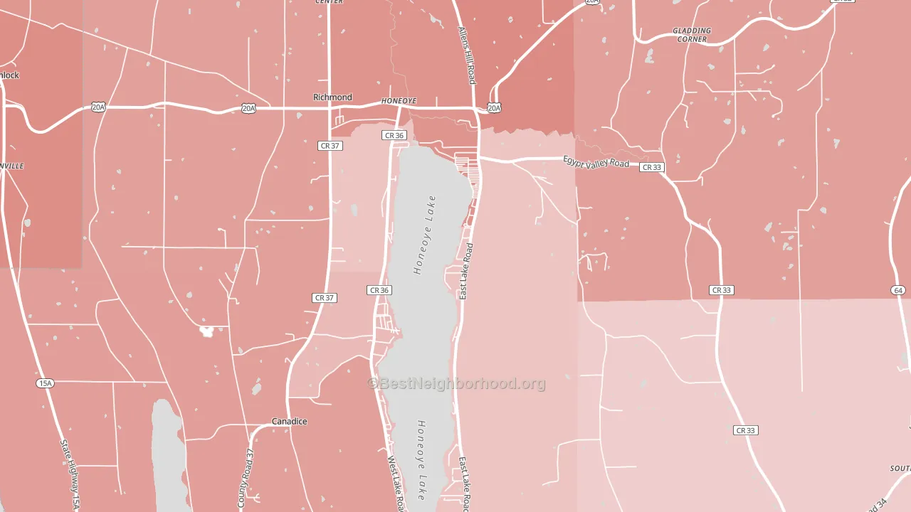 14471, NY block-group political-lean map