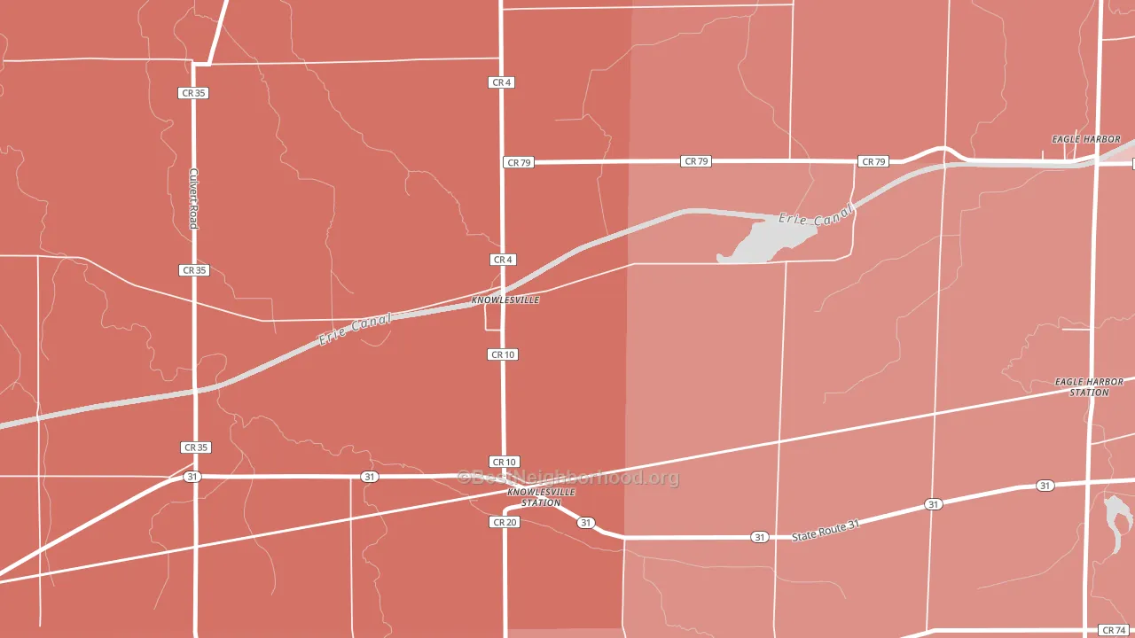 14479, NY block-group political-lean map