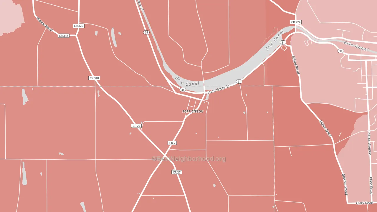 14537, NY block-group political-lean map