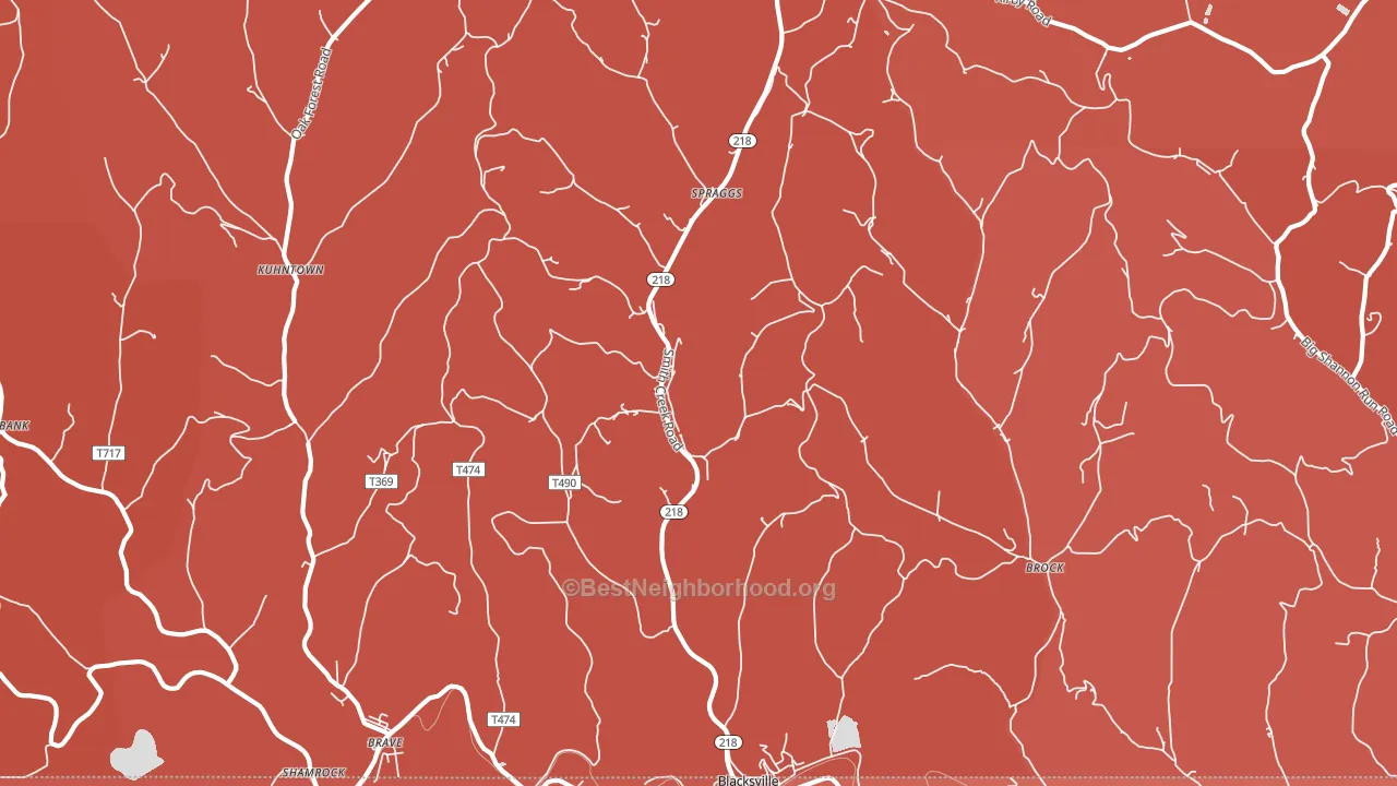 15362, PA block-group political-lean map