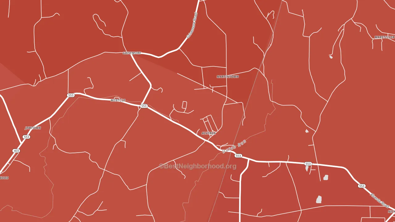 15710, PA block-group political-lean map