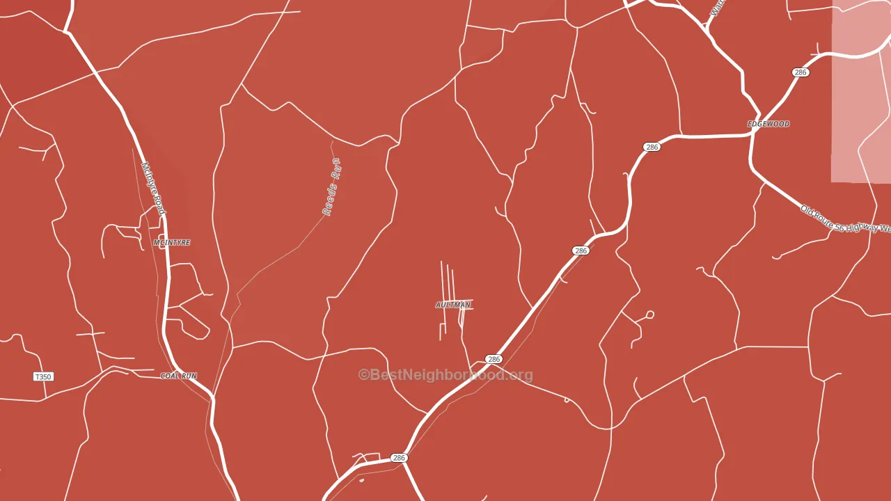15713, PA block-group political-lean map
