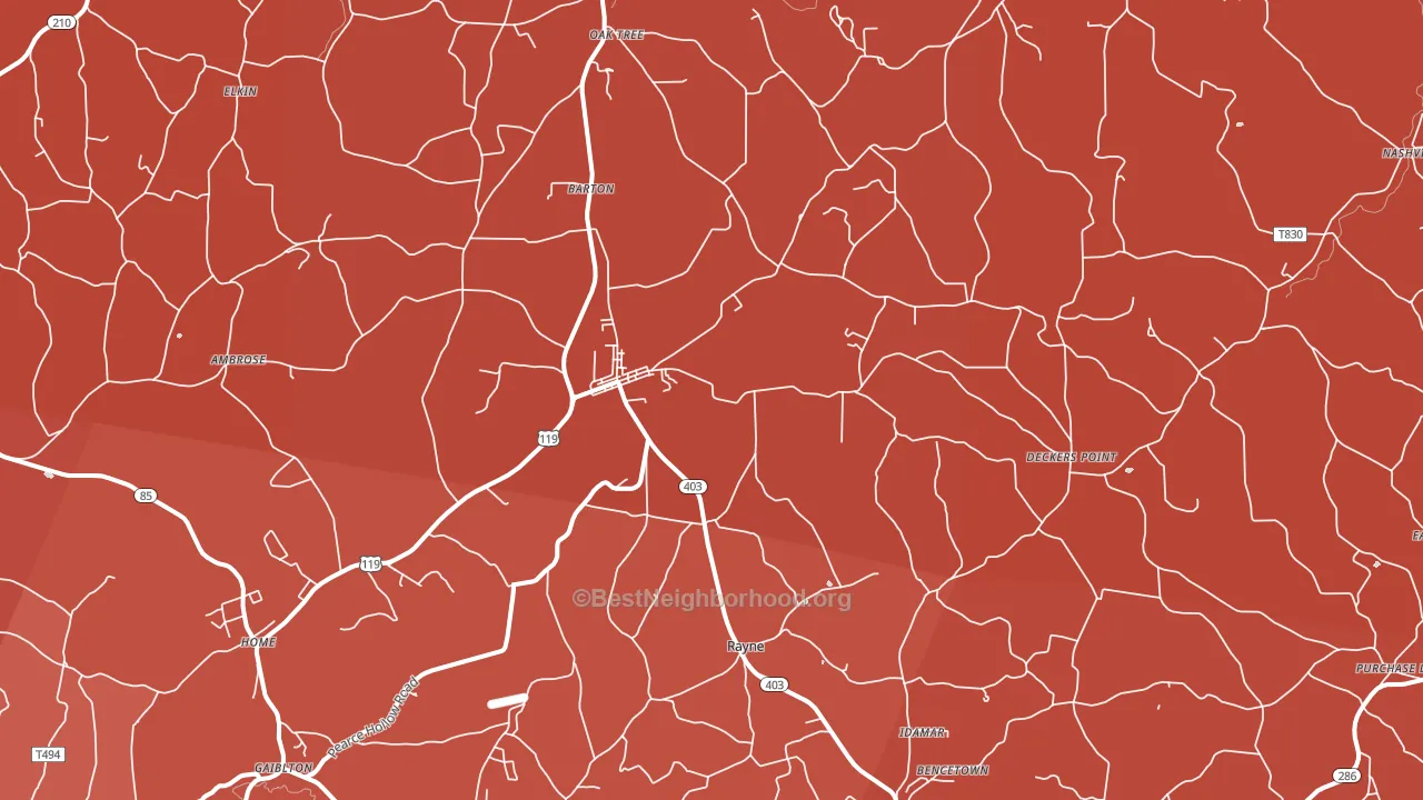 15759, PA block-group political-lean map
