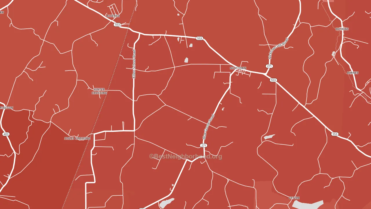15762, PA block-group political-lean map