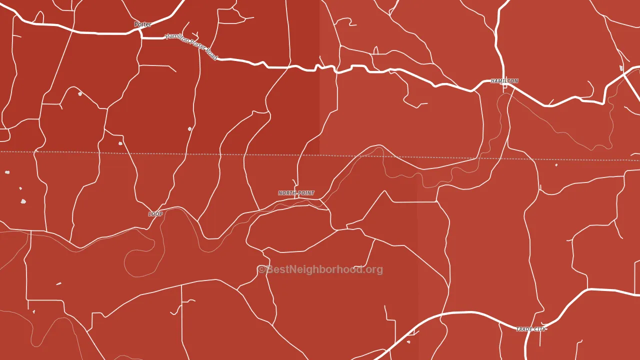 15763, PA block-group political-lean map