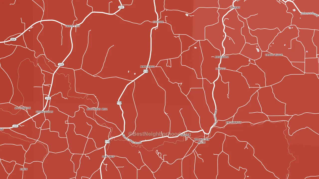 15771, PA block-group political-lean map