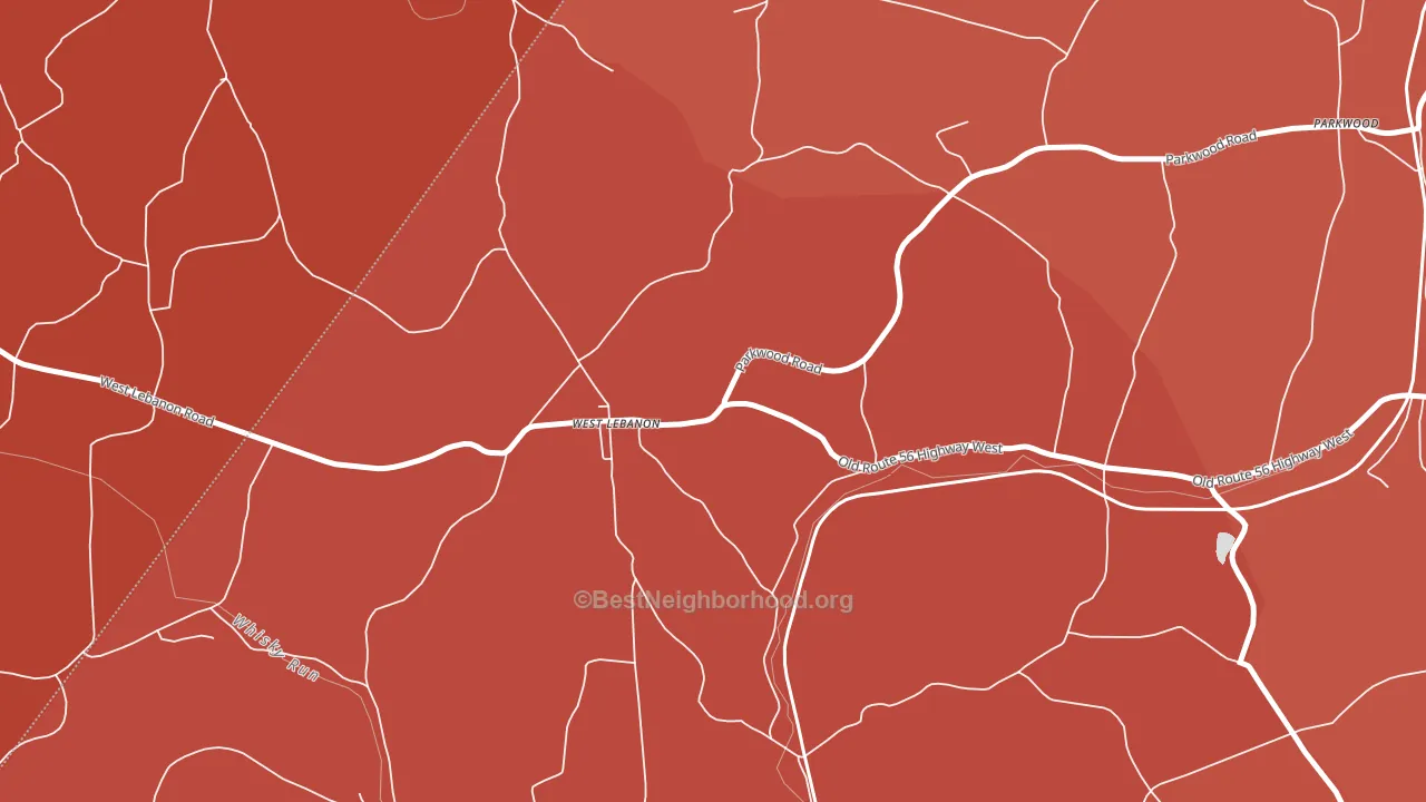 15783, PA block-group political-lean map