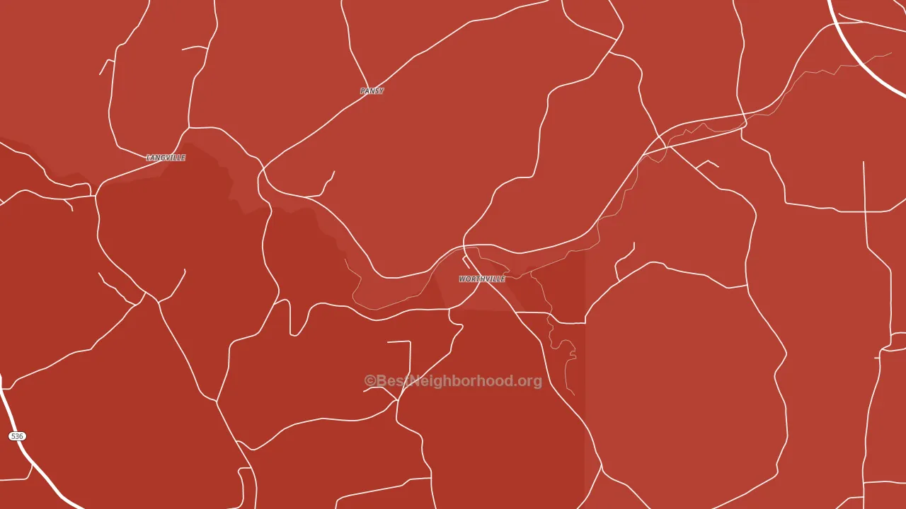 15784, PA block-group political-lean map