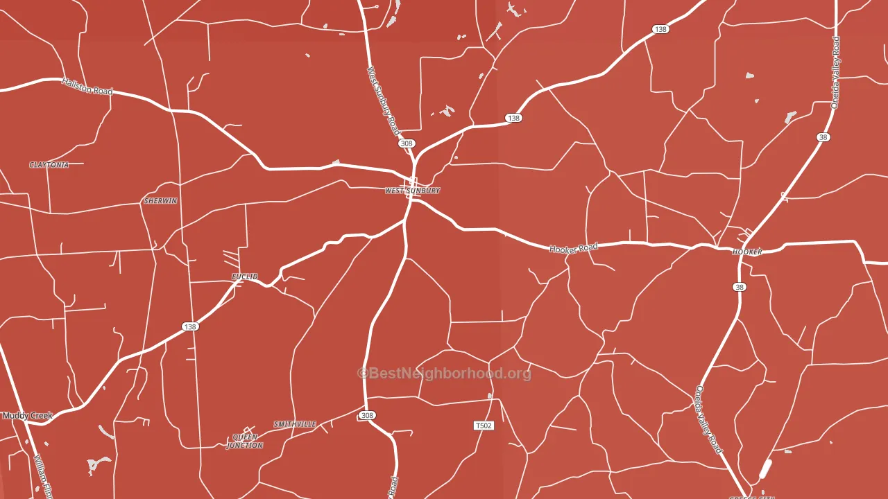 16061, PA block-group political-lean map