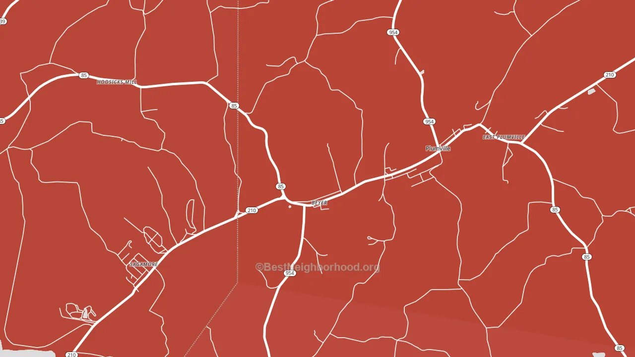 16211, PA block-group political-lean map