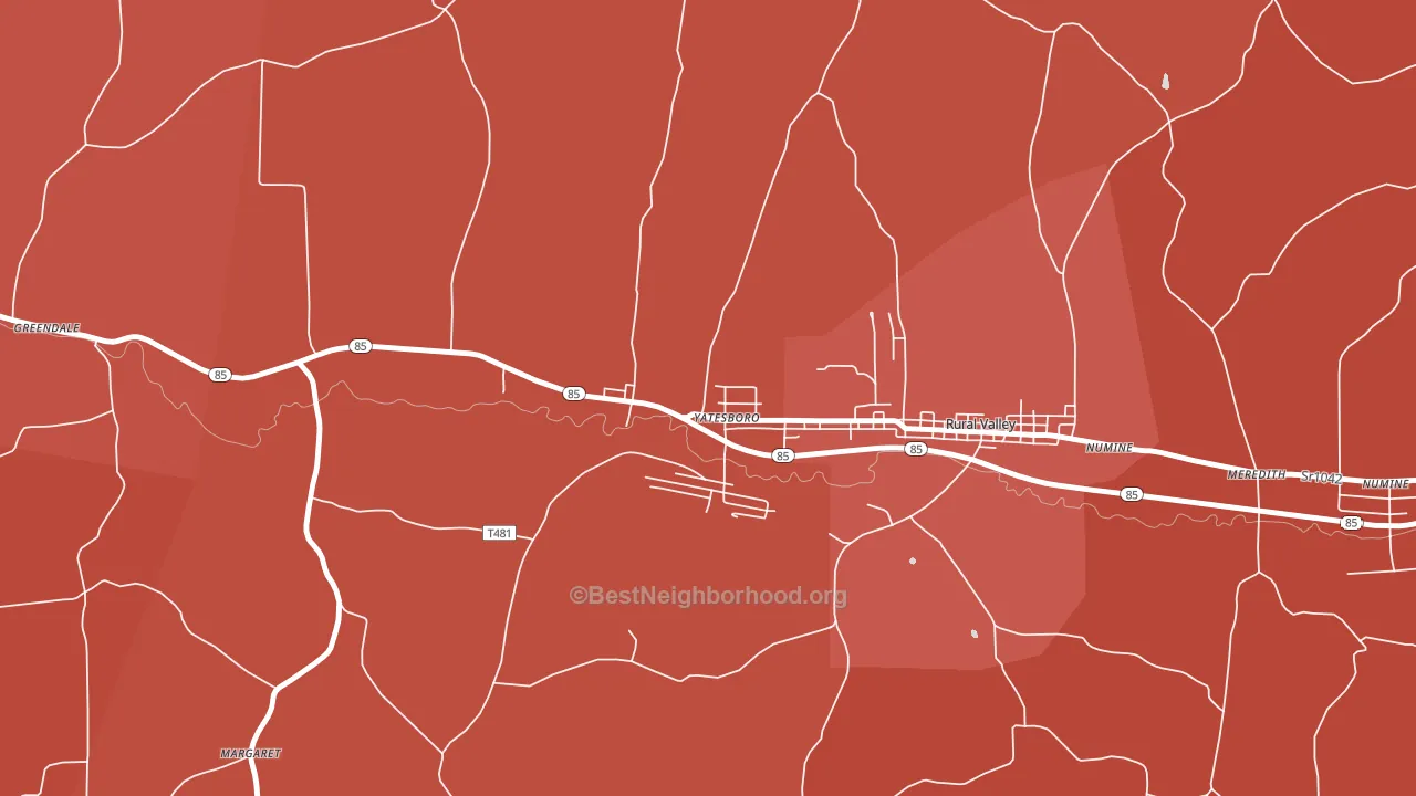 16263, PA block-group political-lean map