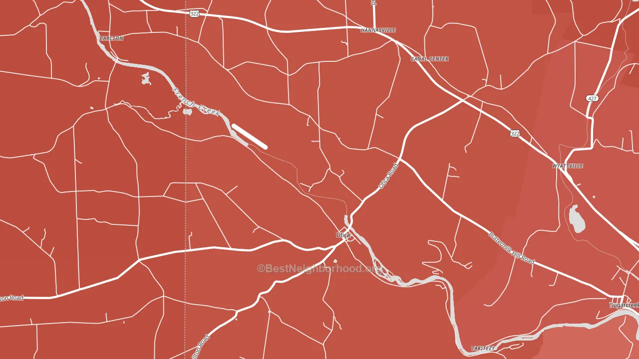 16362, PA block-group political-lean map