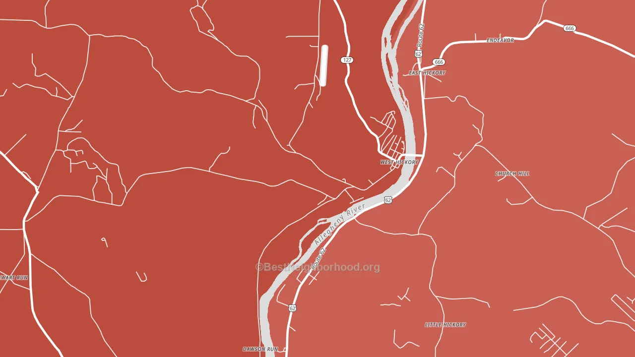 16370, PA block-group political-lean map