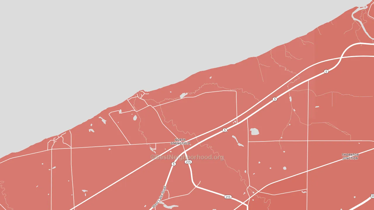 16430, PA block-group political-lean map
