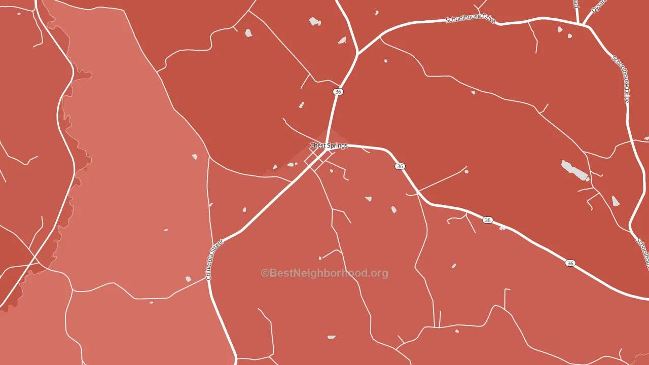 16624, PA block-group political-lean map