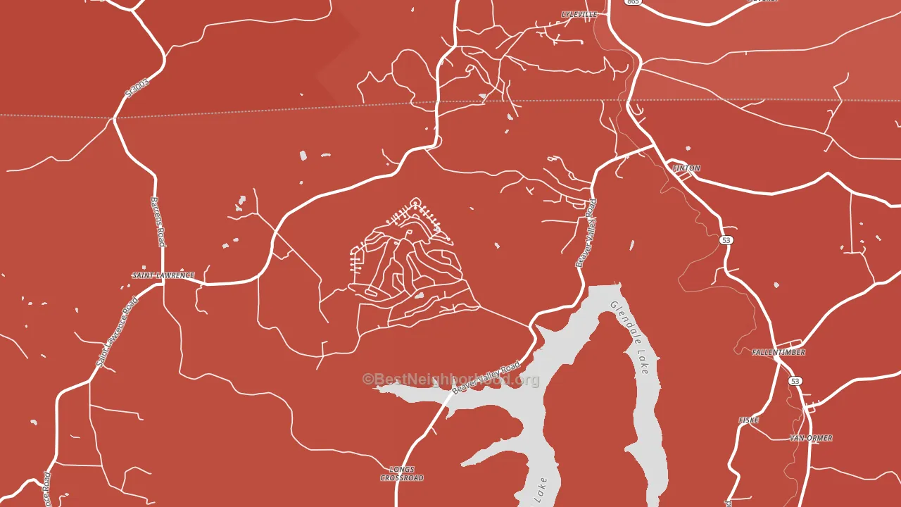 16640, PA block-group political-lean map