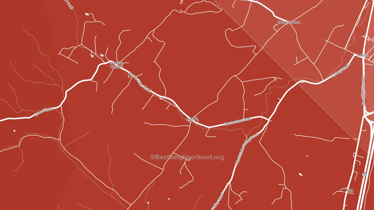 16670, PA block-group political-lean map