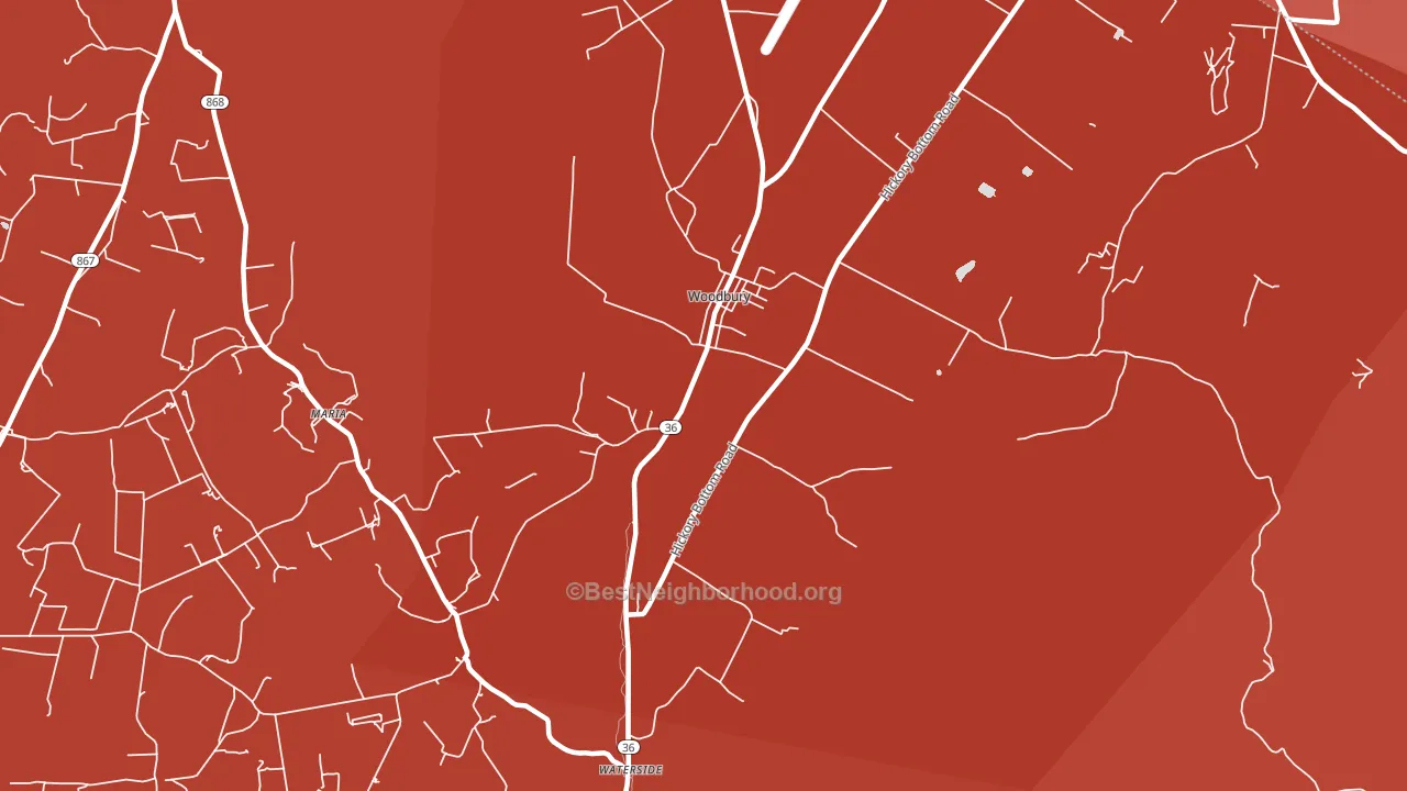 16695, PA block-group political-lean map