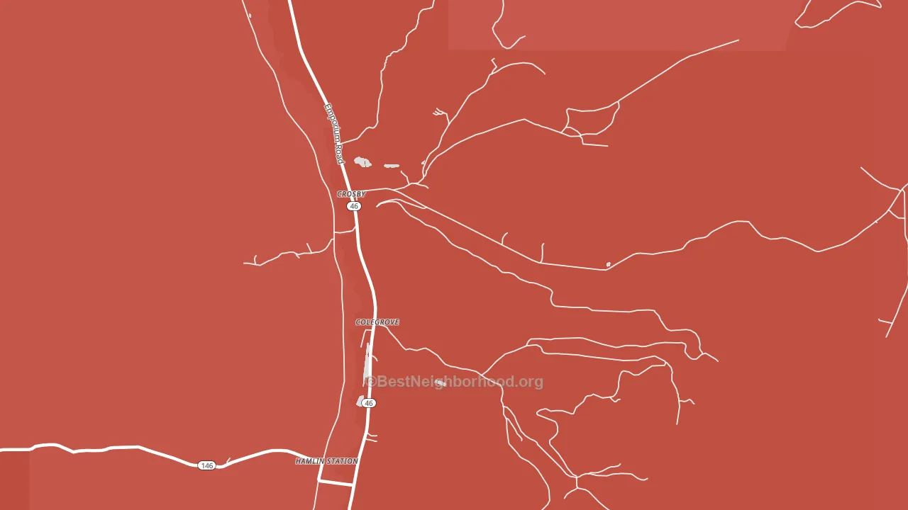 16724, PA block-group political-lean map
