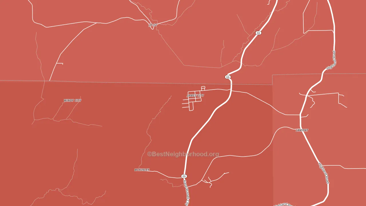 16734, PA block-group political-lean map