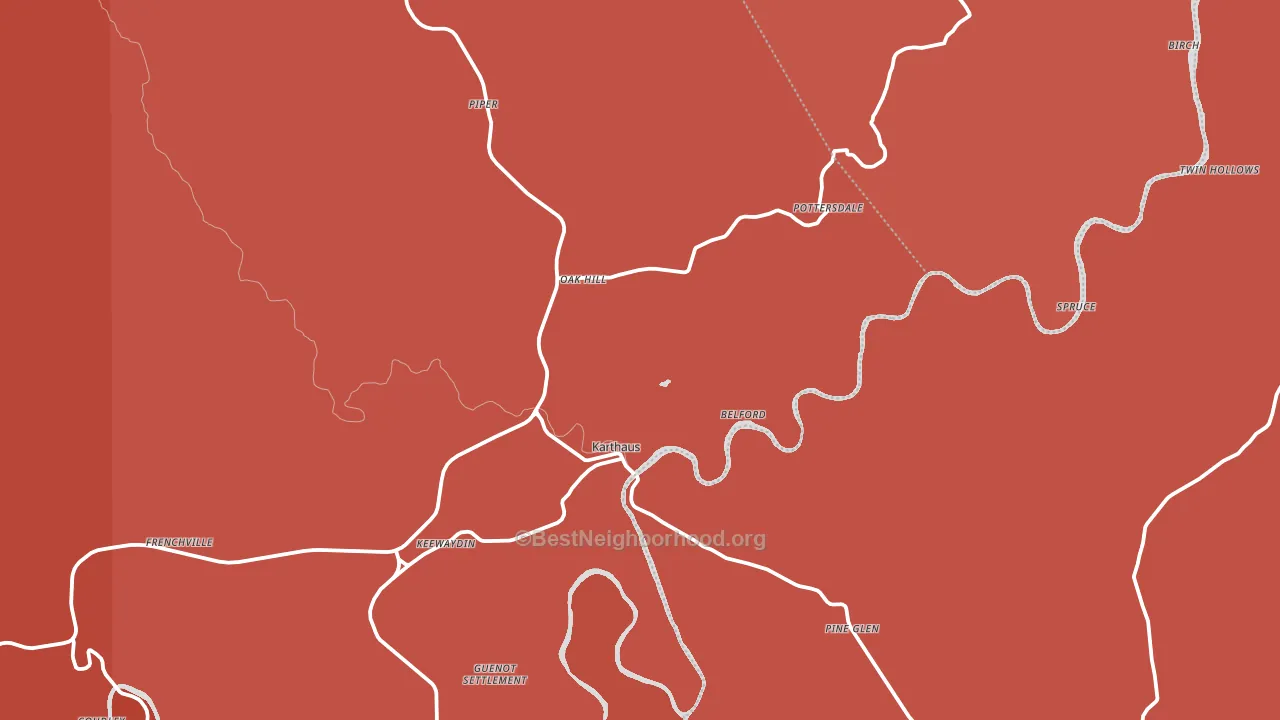 16845, PA block-group political-lean map