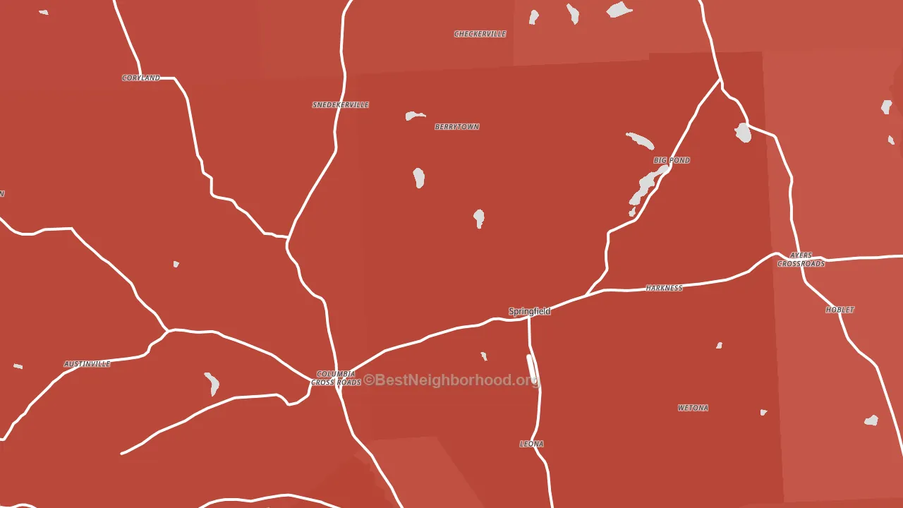 16914, PA block-group political-lean map