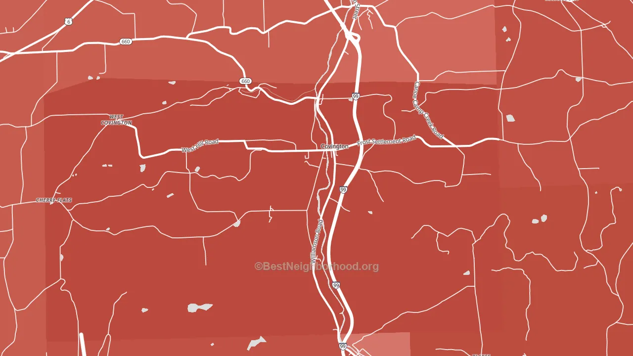 16917, PA block-group political-lean map