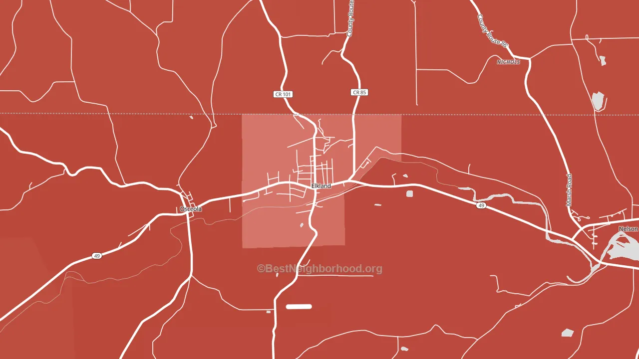 16920, PA block-group political-lean map