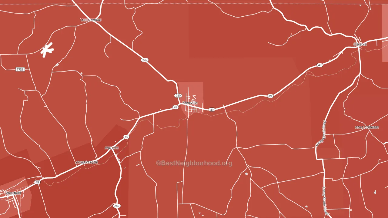 16928, PA block-group political-lean map