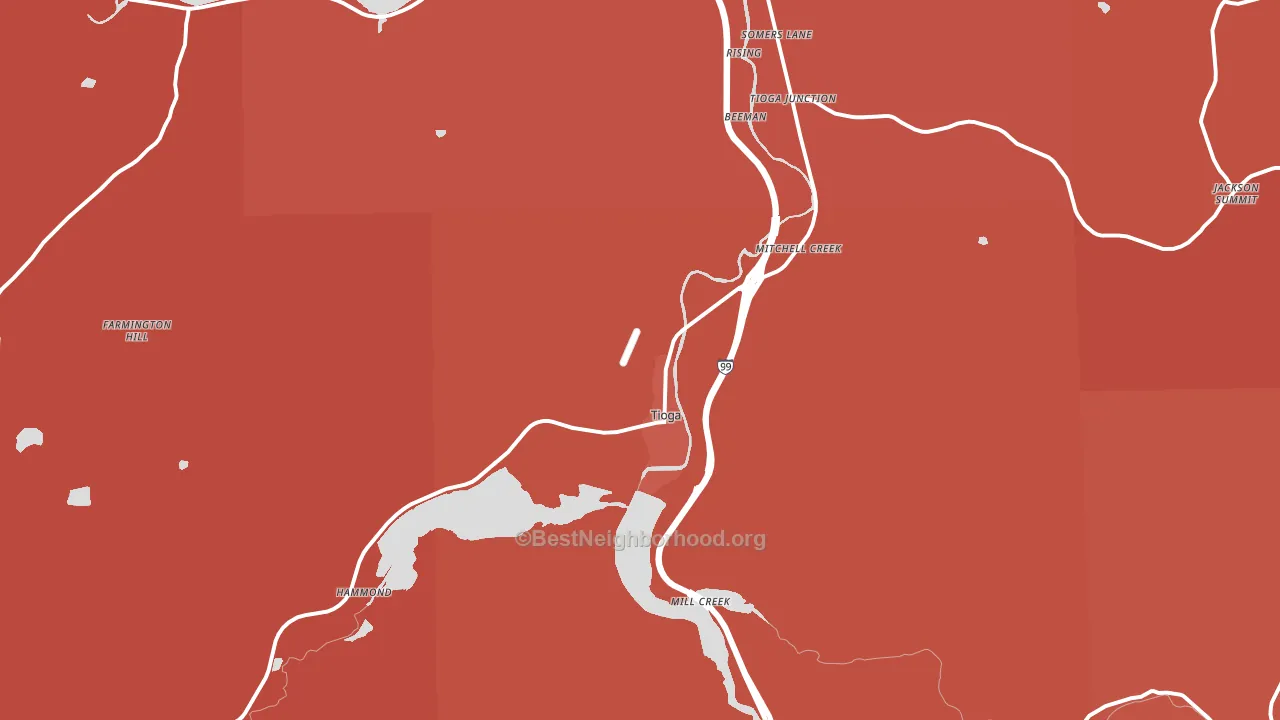 16946, PA block-group political-lean map