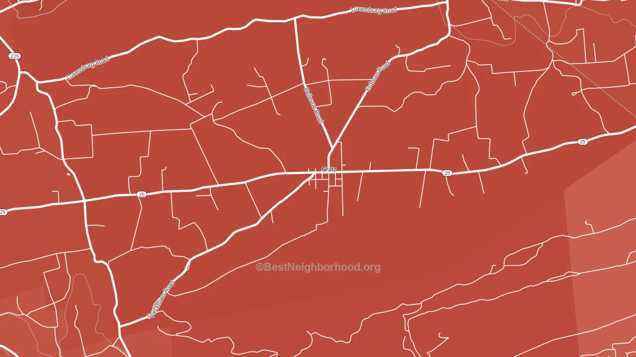 17030, PA block-group political-lean map