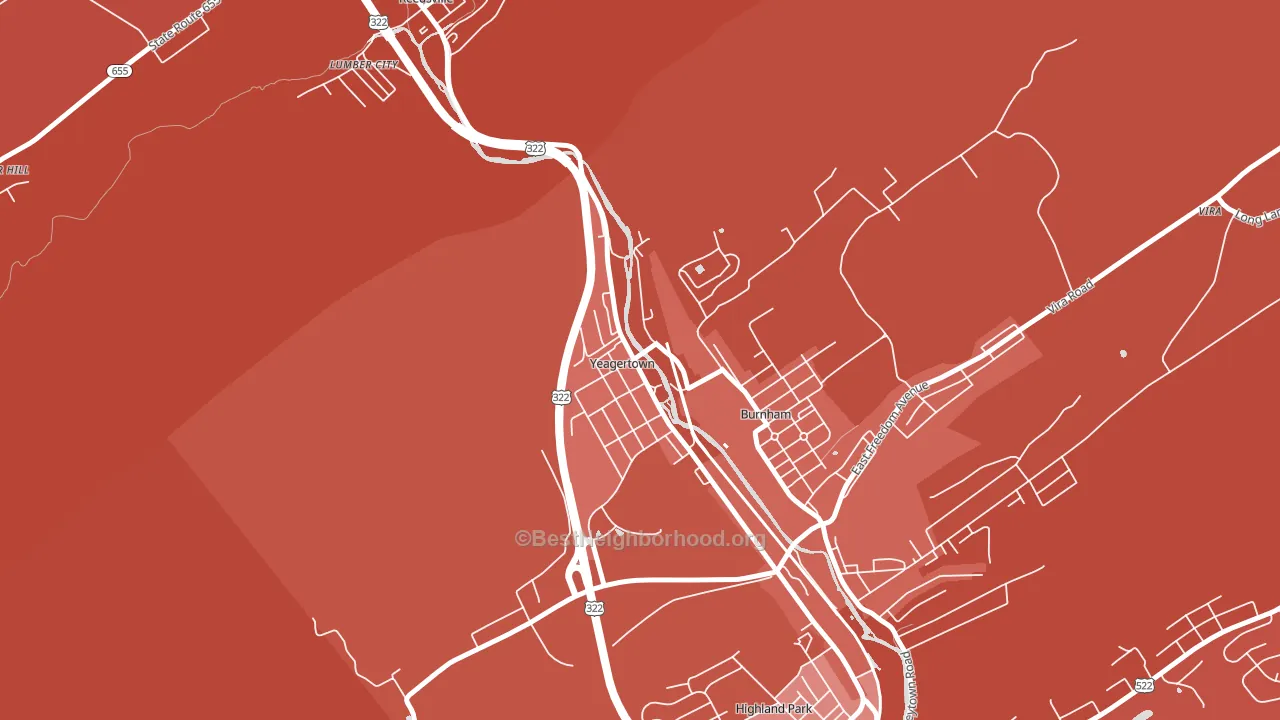 17099, PA block-group political-lean map