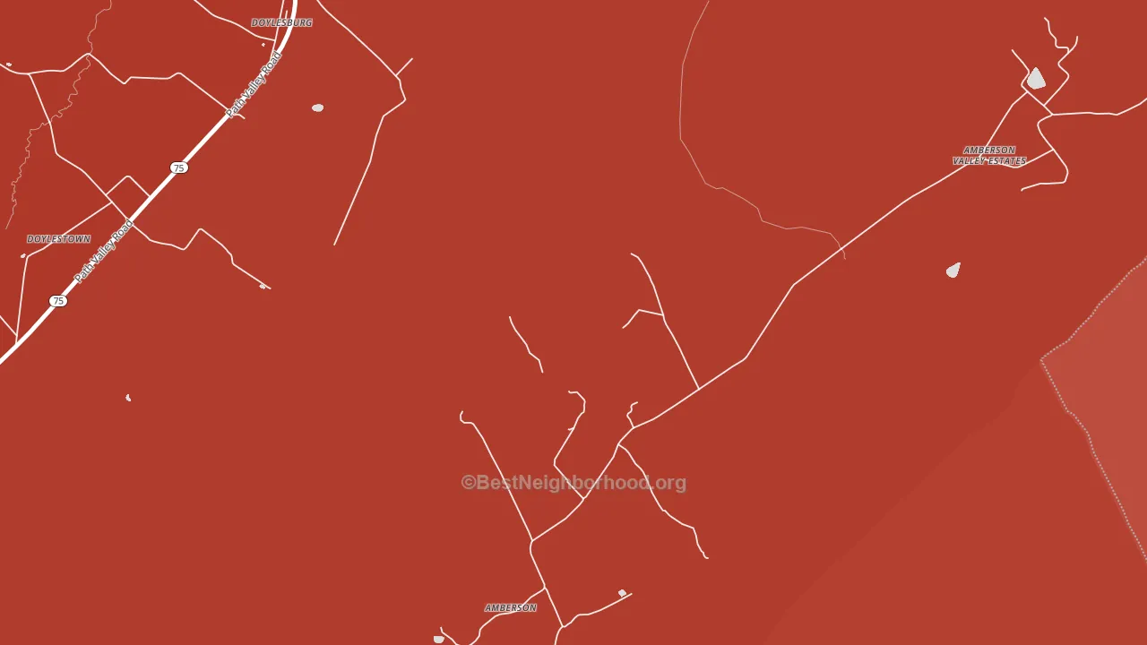 17210, PA block-group political-lean map