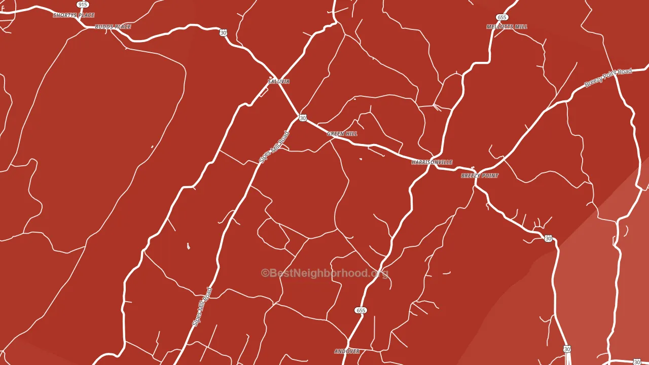 17228, PA block-group political-lean map