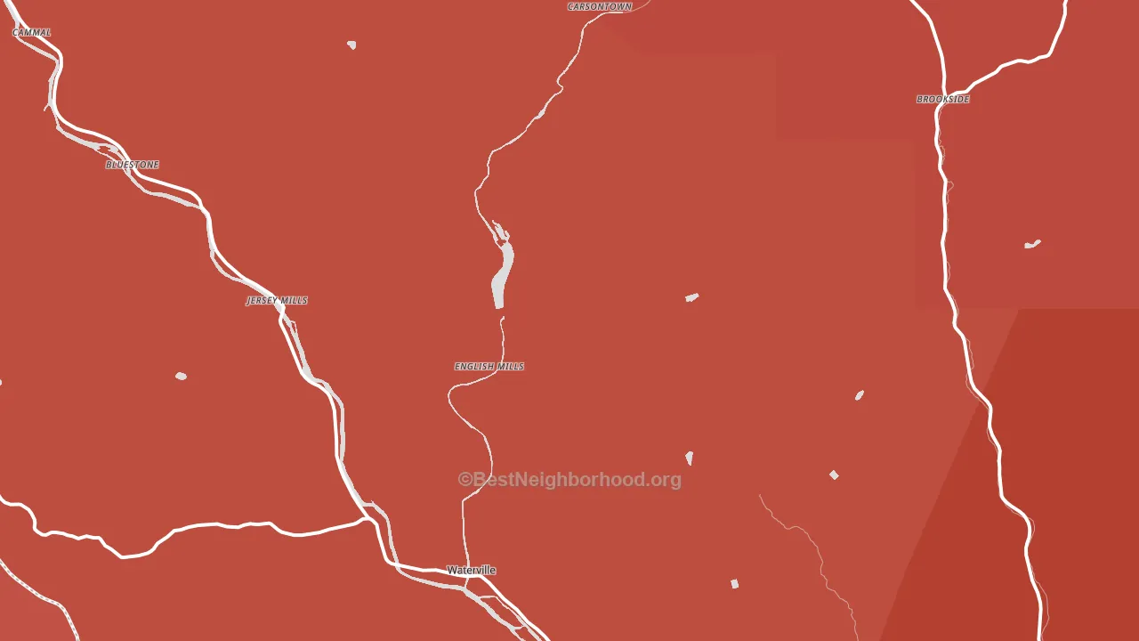17776, PA block-group political-lean map