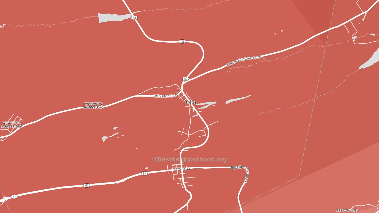 17920, PA block-group political-lean map