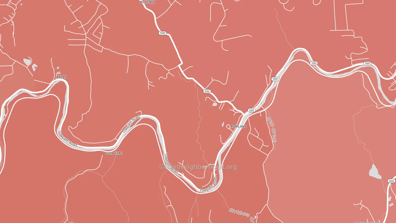 18457, PA block-group political-lean map