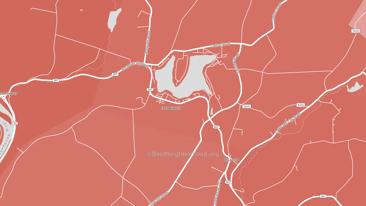 18625, PA block-group political-lean map