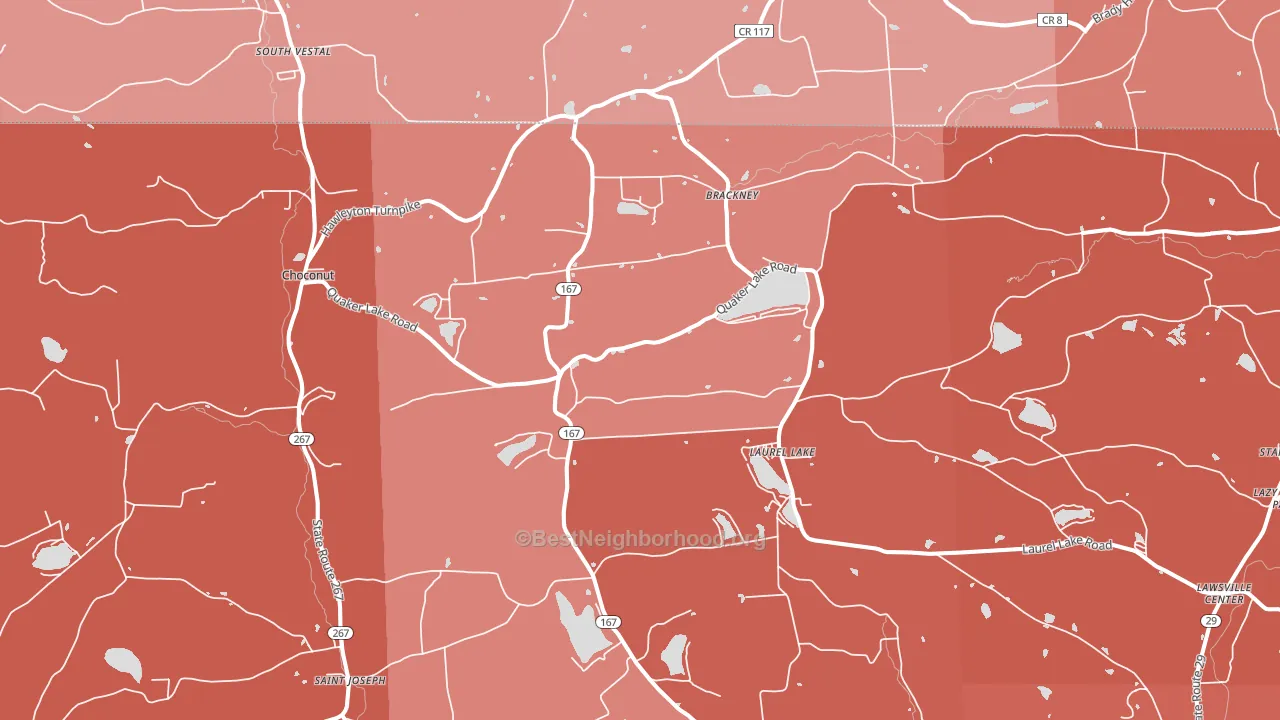 18812, PA block-group political-lean map