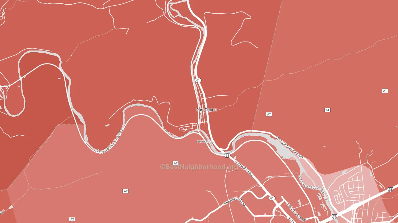 19549, PA block-group political-lean map