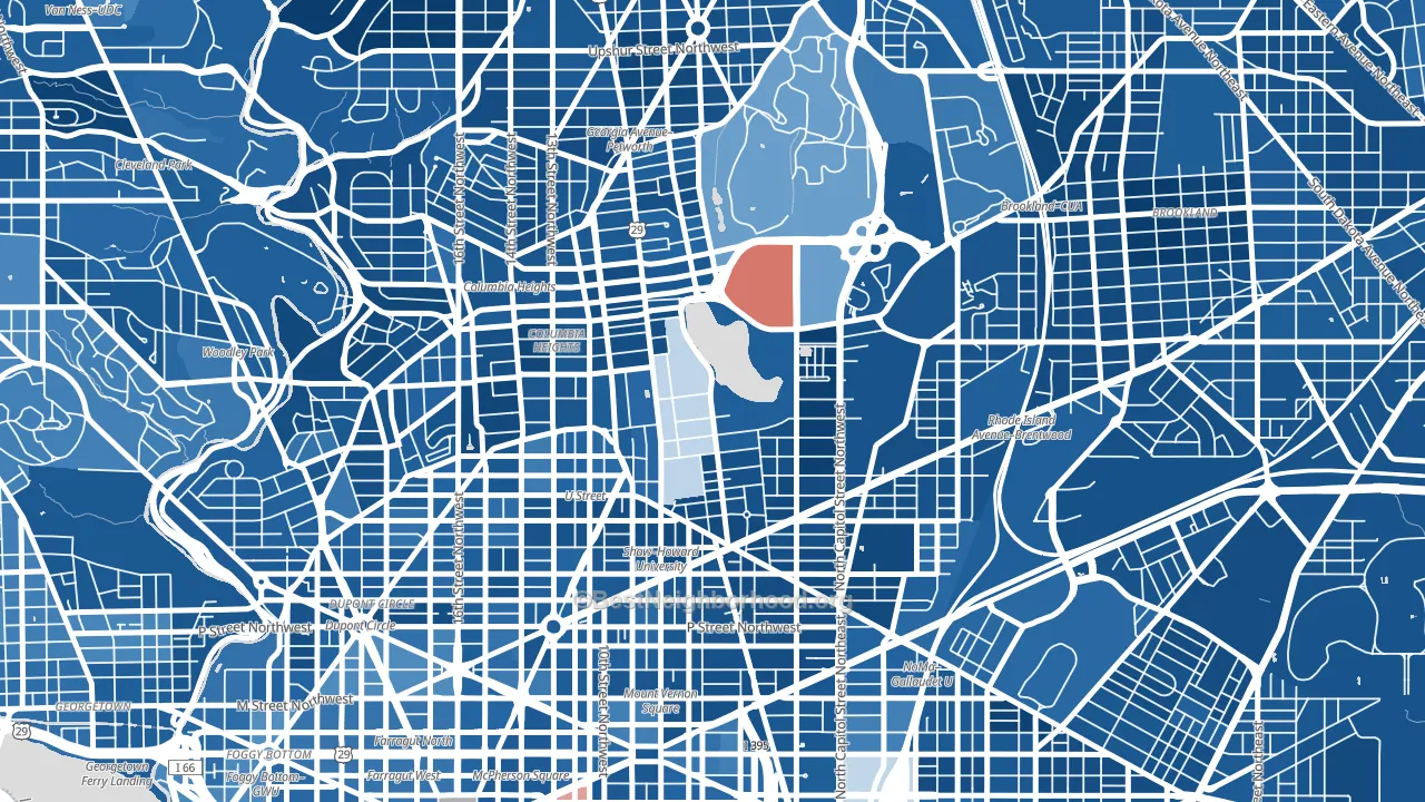 20059, DC block-group political-lean map