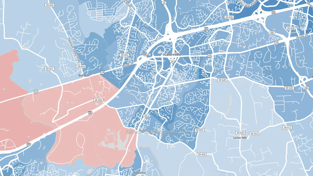 20121, VA block-group political-lean map