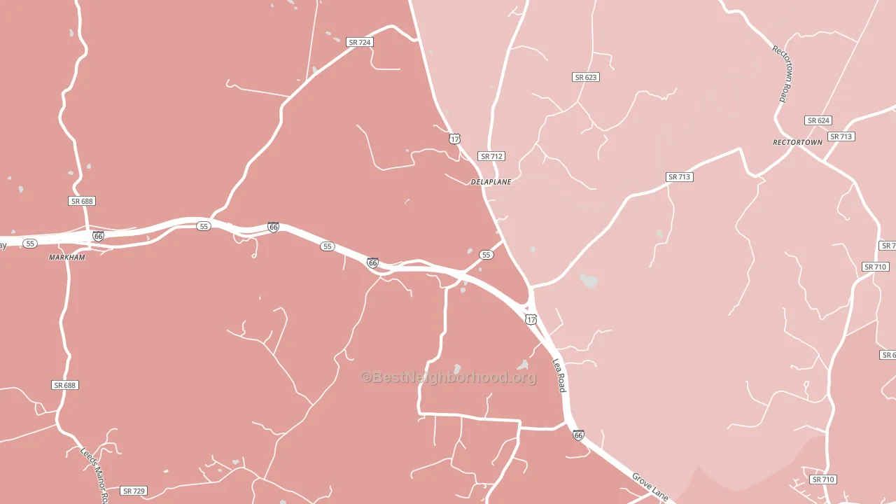 20144, VA block-group political-lean map